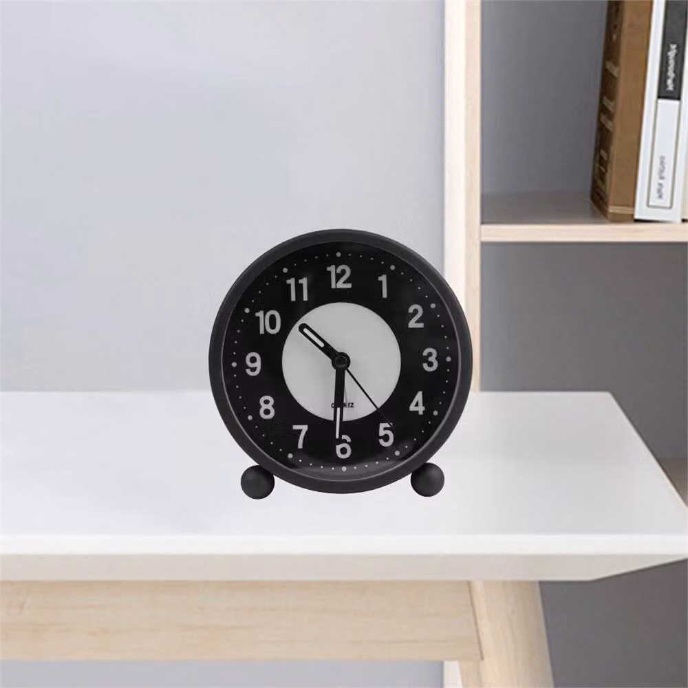 Nordara Black Bedside Clock with Night Light and Silent Snooze Function – 5