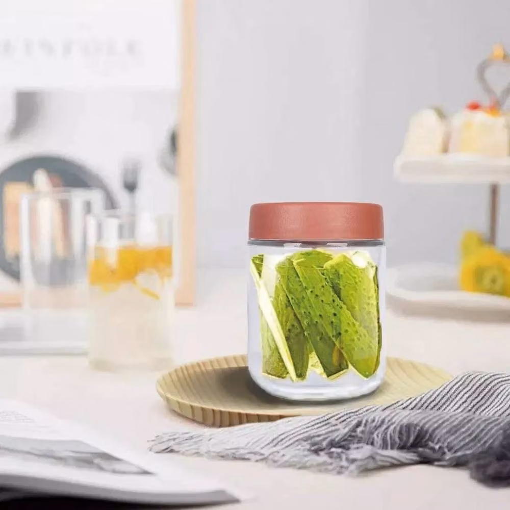 PAWNORA Set of 3 Airtight Transparent Glass Oats and Oatmeal Containers – 2