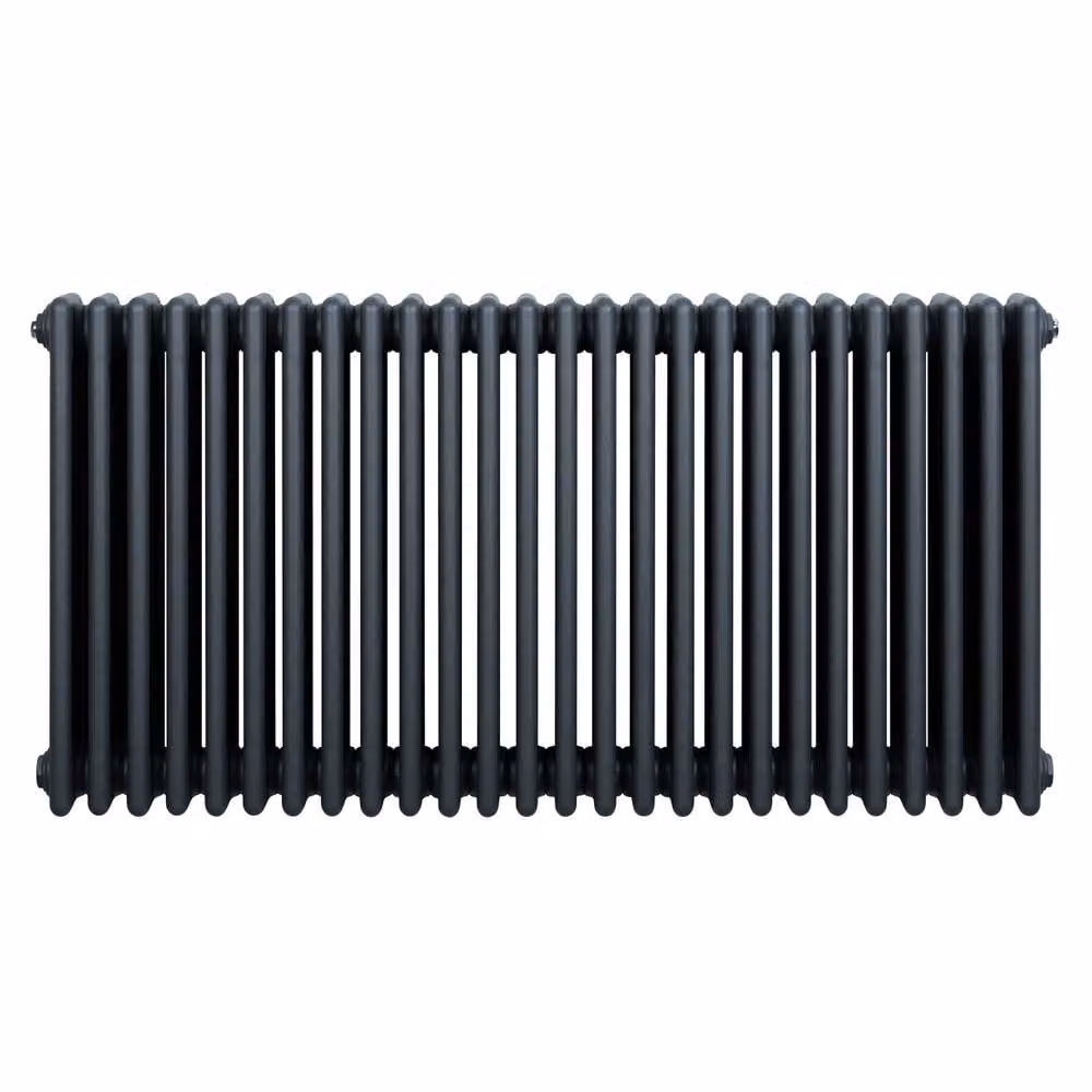 Monstershop Traditional 4 Column Steel Radiator in Anthracite Grey, W/H: 60.0 x 119.0 cm – 2