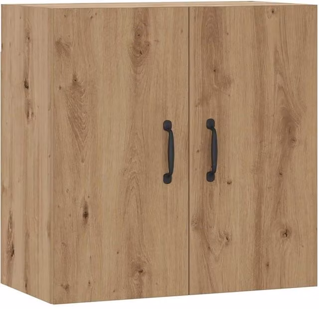 Berkfield Home Artisan Oak Wall Cabinet in Brown, W: 60 cm, D: 31 cm, H: 60 cm – 1