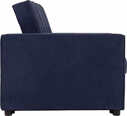 Seconique Astoria Upholstered Sofa Bed in Blue Fabric – 3