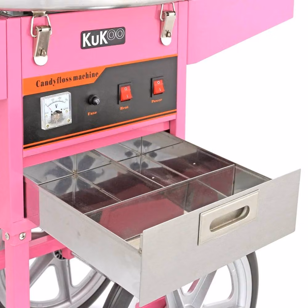 Monstershop KuKoo Candy Floss Machine with Cart in Pink – 4