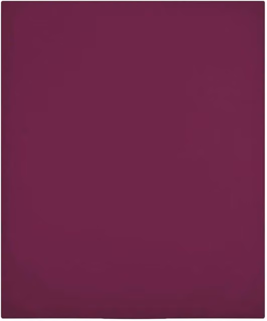 Berkfield Home 2-Piece Burgundy Cotton Jersey Fitted Sheets, W: 90 cm, L: 200 cm