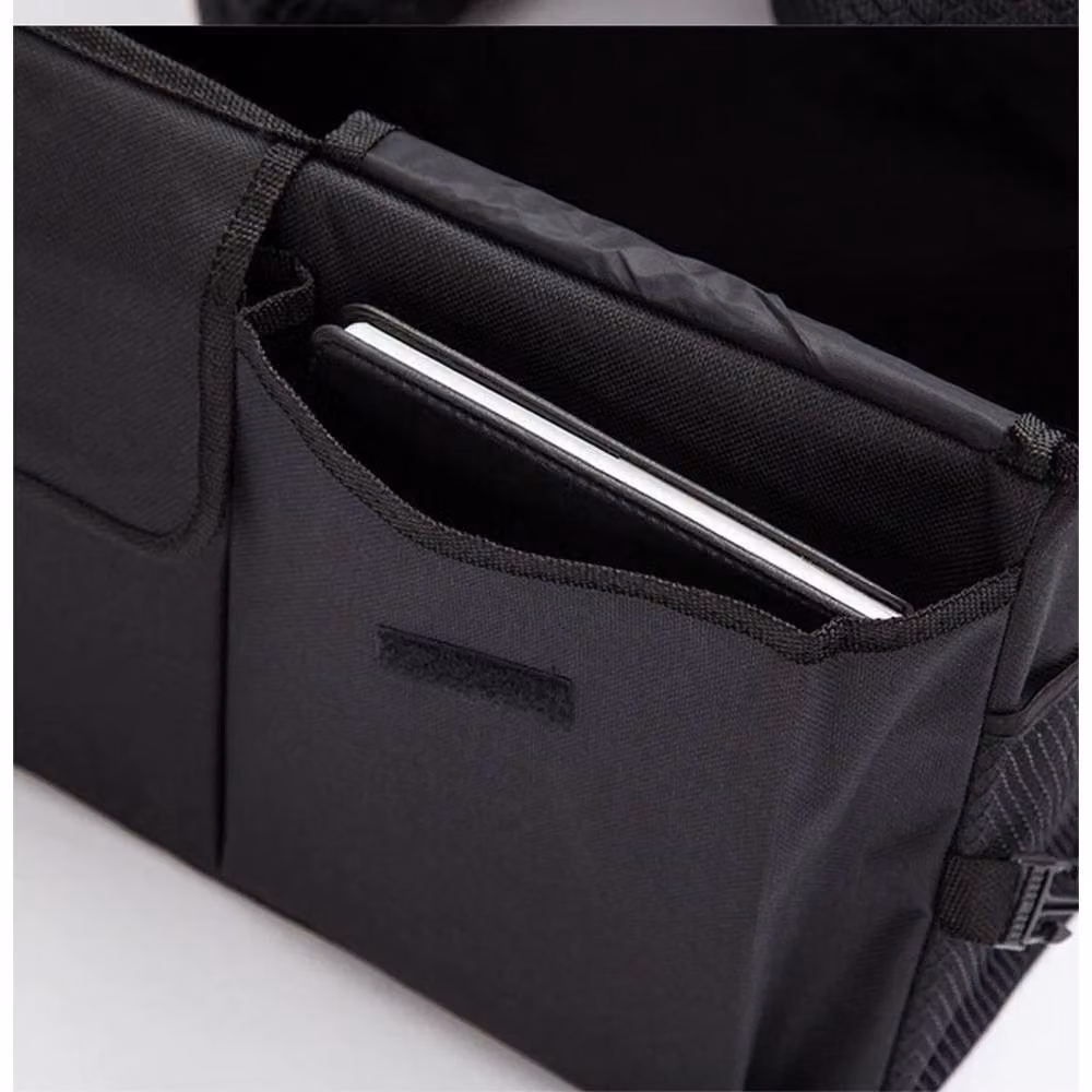 VOGREX Foldable Heavy Duty Car Boot Organiser in Black – 4