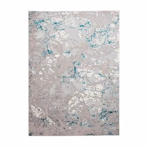 Think Rugs Apollo Metallic Modern Area Rug with 8mm Pile – 2