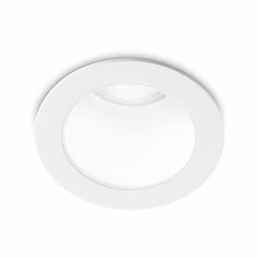 Netlighting Quark 4cm LED Recessed Downlight, White, 3000K Warm White