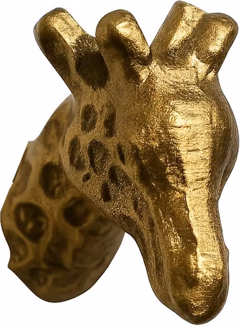 Melody Maison Giraffe Drawer Knob in Gold