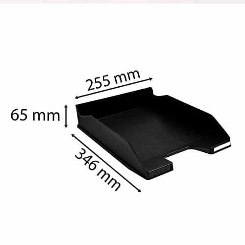 Exacompta Midi Letter Tray Combo in Black – 2