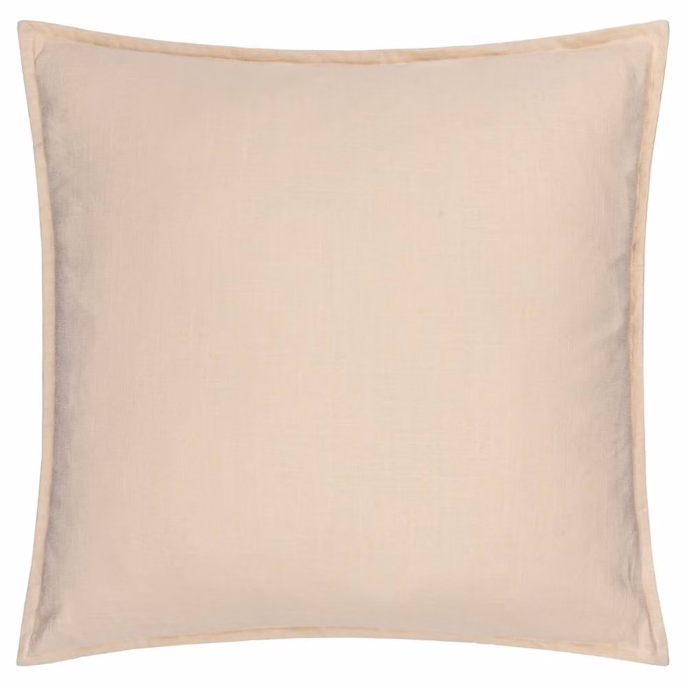 Yard Plain Beige Square Cotton and Linen Cushion, W/D/H: 50 x 50 x 50 cm – 2