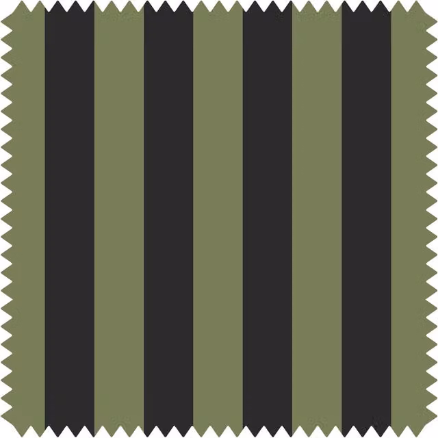 House of Hackney Camelot Stripe Jacquard in Verdigris and Noir