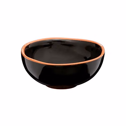 Orsina Set of 2 Black Ceramic Calisto Glazed Mini Bowls – 1