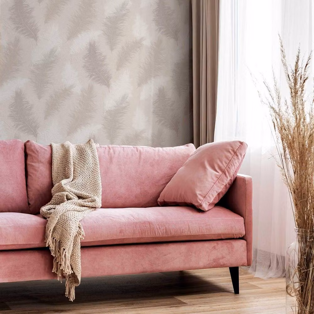 Arthouse Sussurro Abstract Pink and Grey Matt Wallpaper Roll – 3
