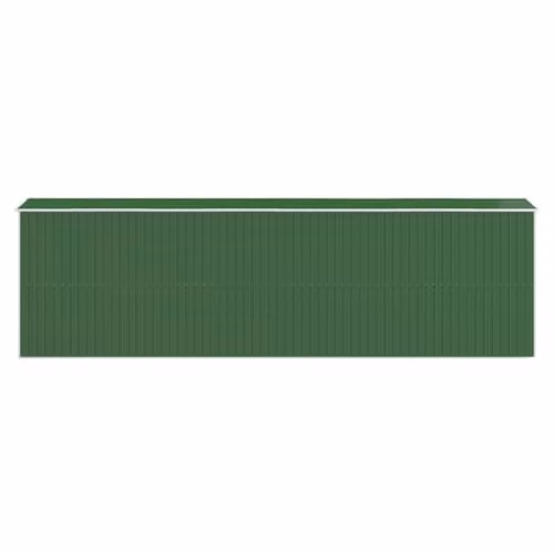 vidaXL Green Galvanised Steel Gable Garden Shed W/D/H: 606 x 192 x 223 cm – 4