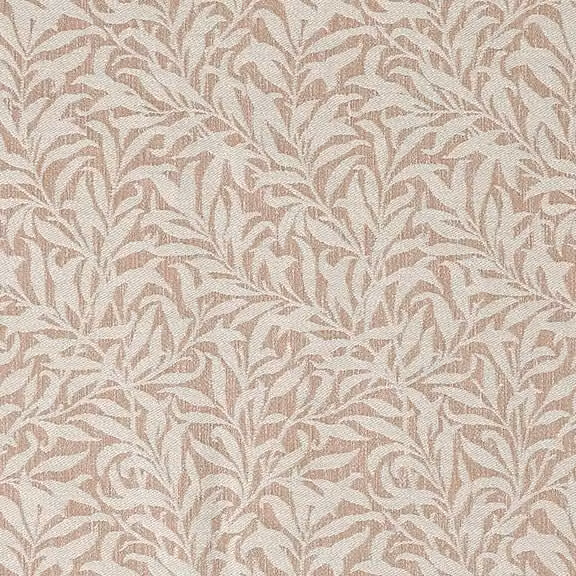 William Morris At Home Willow Bough Woven Fabric Blossom in Pink and Beige