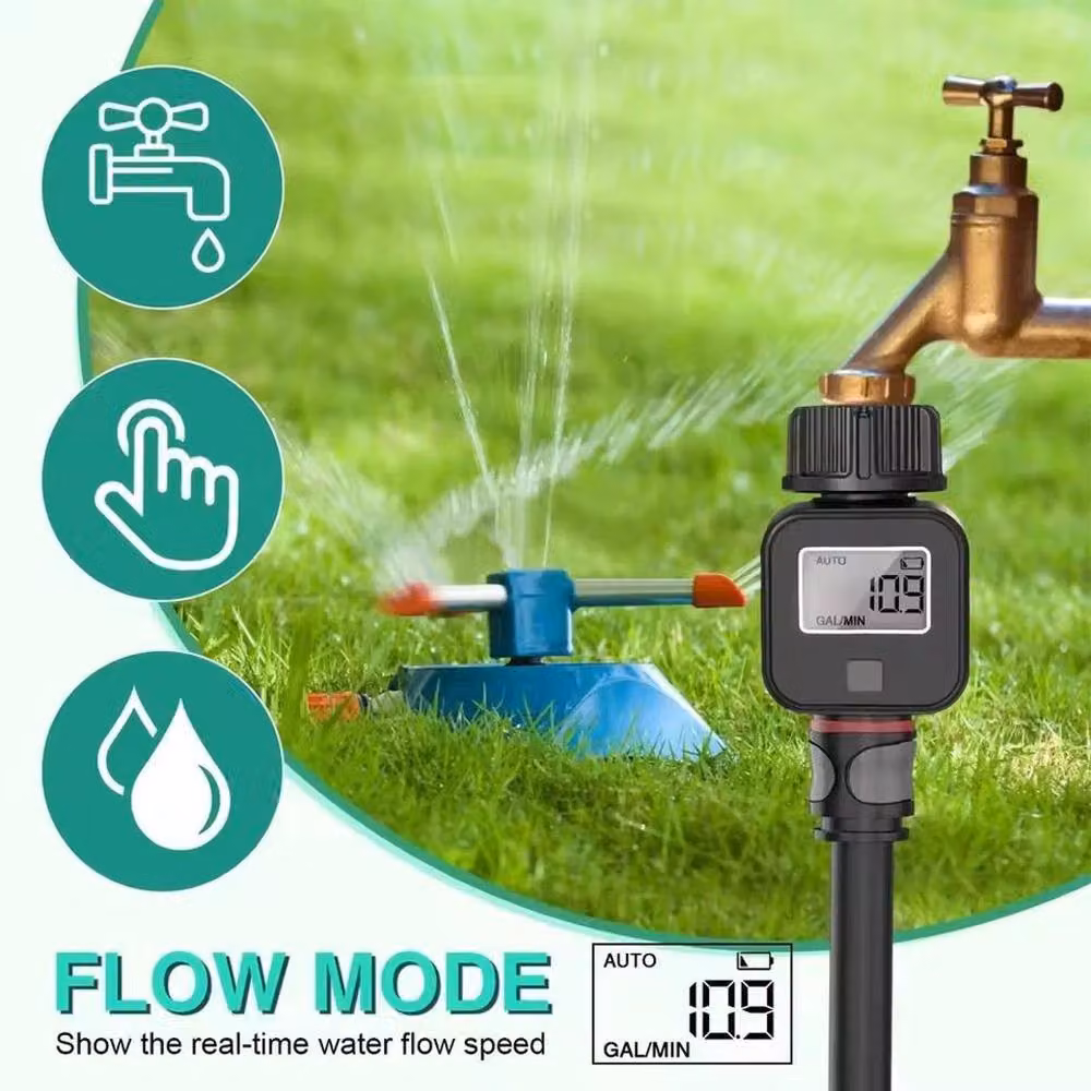 SPETLEK High Accuracy Digital Water Flow Meter in Black – 4