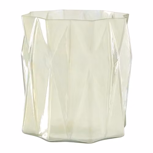 Orsina Rambia Small Iridescent Glass Candle Holder in Silver and Multicolour – 2