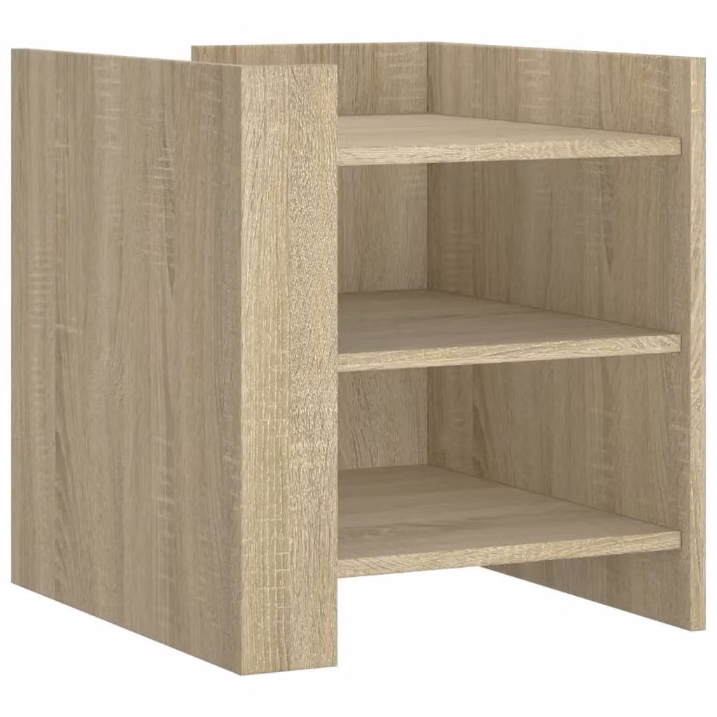 Berkfield Home Sonoma Oak Bedside Cabinet in Brown, W/D/H: 45 x 50 x 50 cm – 2