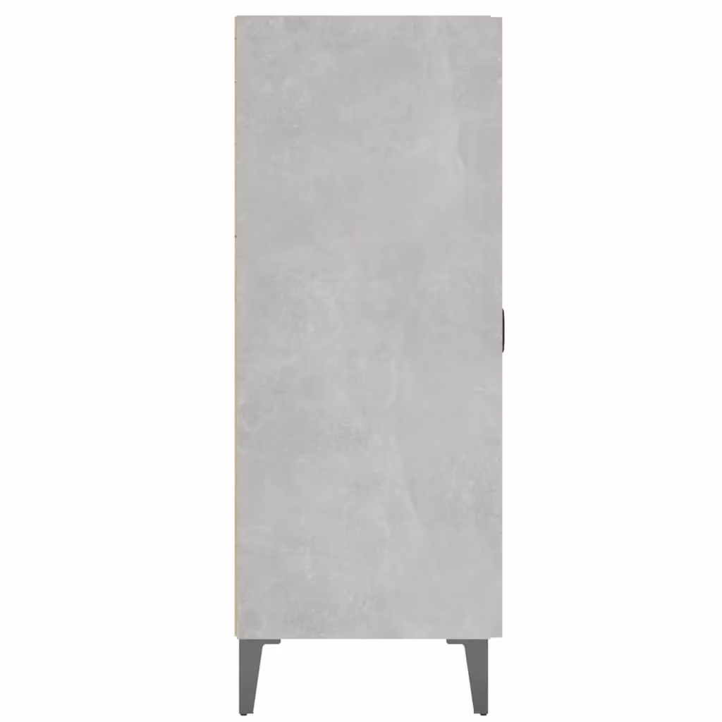 Berkfield Home Sideboard in Concrete Grey, Engineered Wood, W: 69.5 cm, D: 34 cm, H: 90 cm – 2