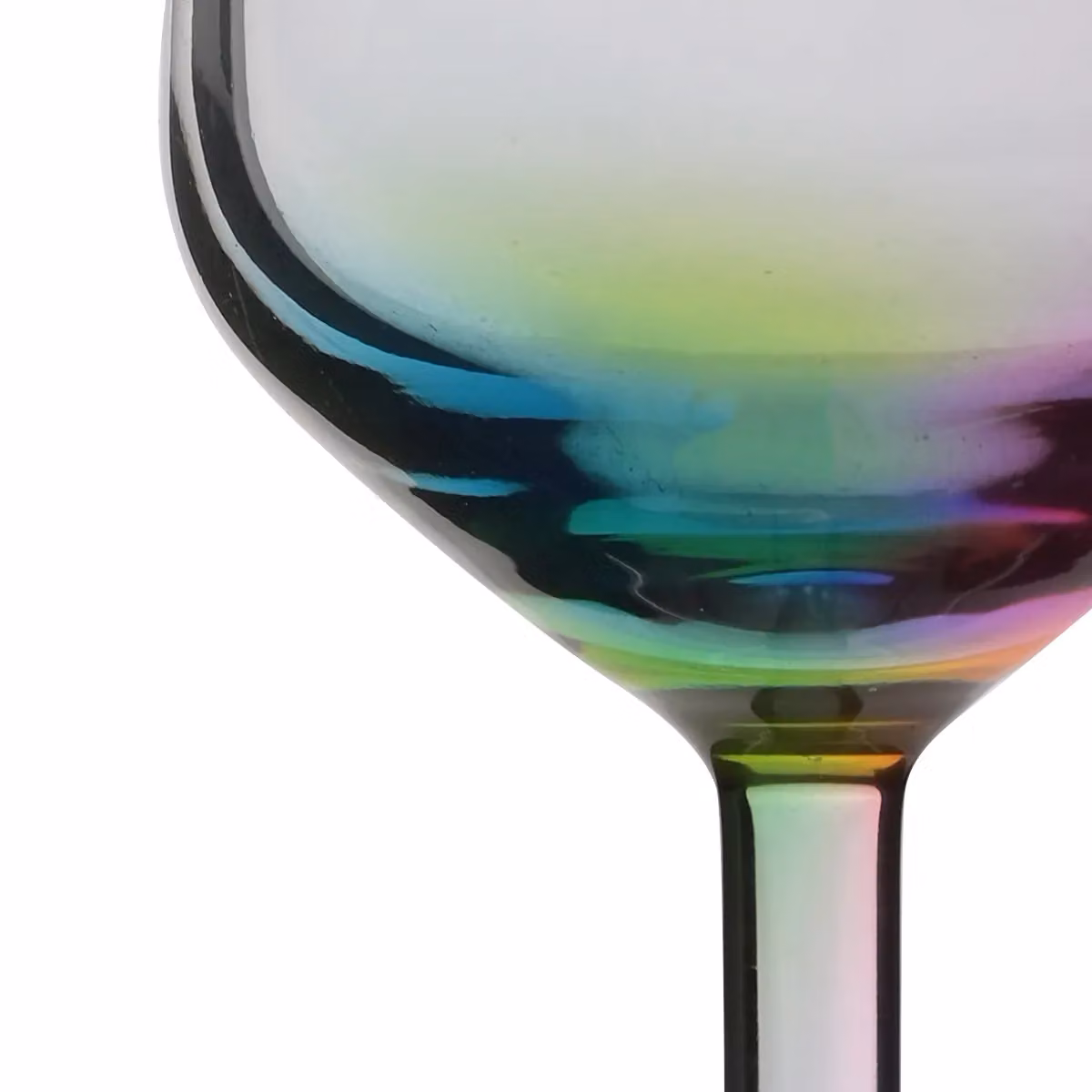 Hestia Set of 2 Multicolour and Gold Rainbow Champagne Flute Glasses – 2