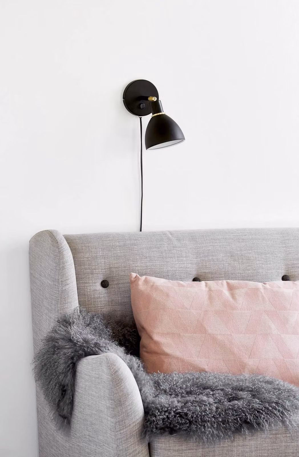 Nordlux Ray Black Metal Wall Light with E14 Socket and Rocker Switch – 2
