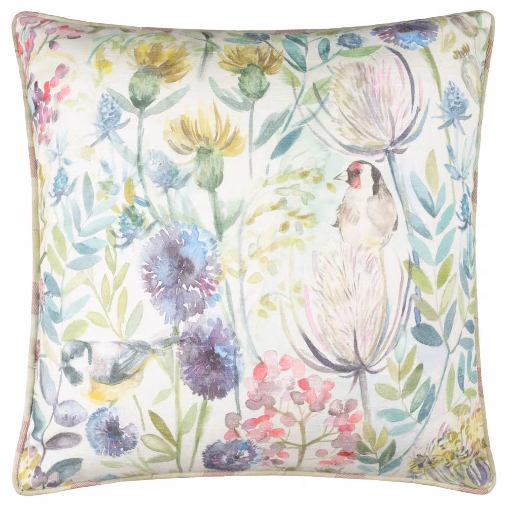 Voyage Maison Morning Chorus Reversible Square Outdoor Cushion, Multicolour Purple, W/D/H: 45 x 45 x 45 cm – 2