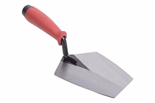 Marshalltown Qlt Bucket Trowel, Red, Stainless Steel