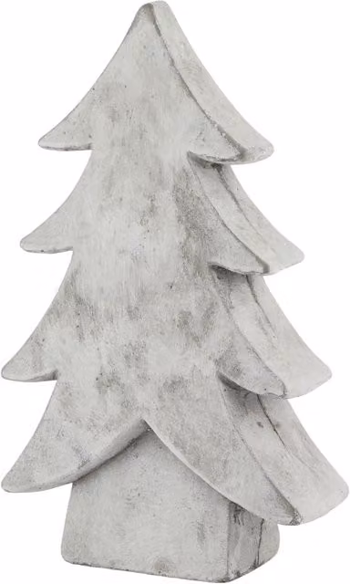 Hill Interiors Athena White Ceramic Tabletop Christmas Tree Decoration
