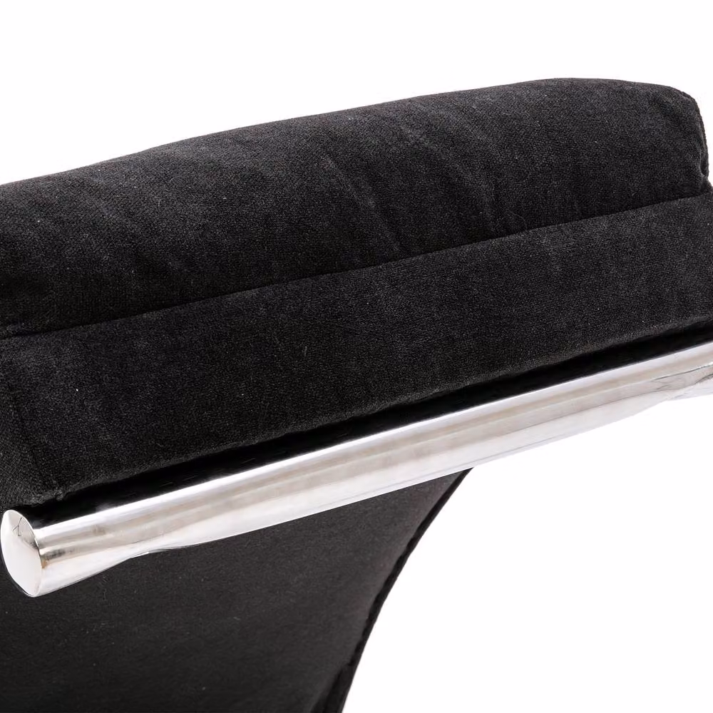 Matteo Modern Black Fabric Relaxation Chaise Lounge and Electromotive Recliner Chair – 5