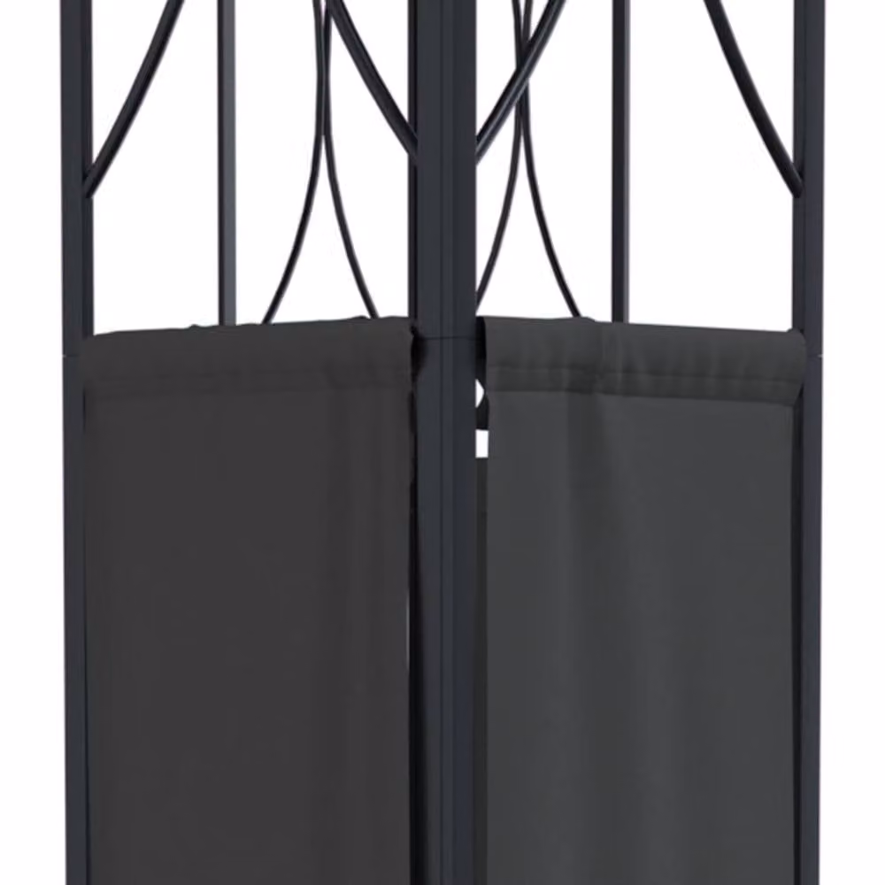 Berkfield Home Anthracite Steel Garden Gazebo with Hip Roof, W/D/H: 400 x 300 x 270 cm – 3