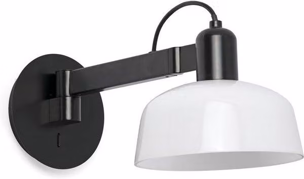 Faro Barcelona Tatawin Dome Wall Lamp in White with Opal Glass – 2