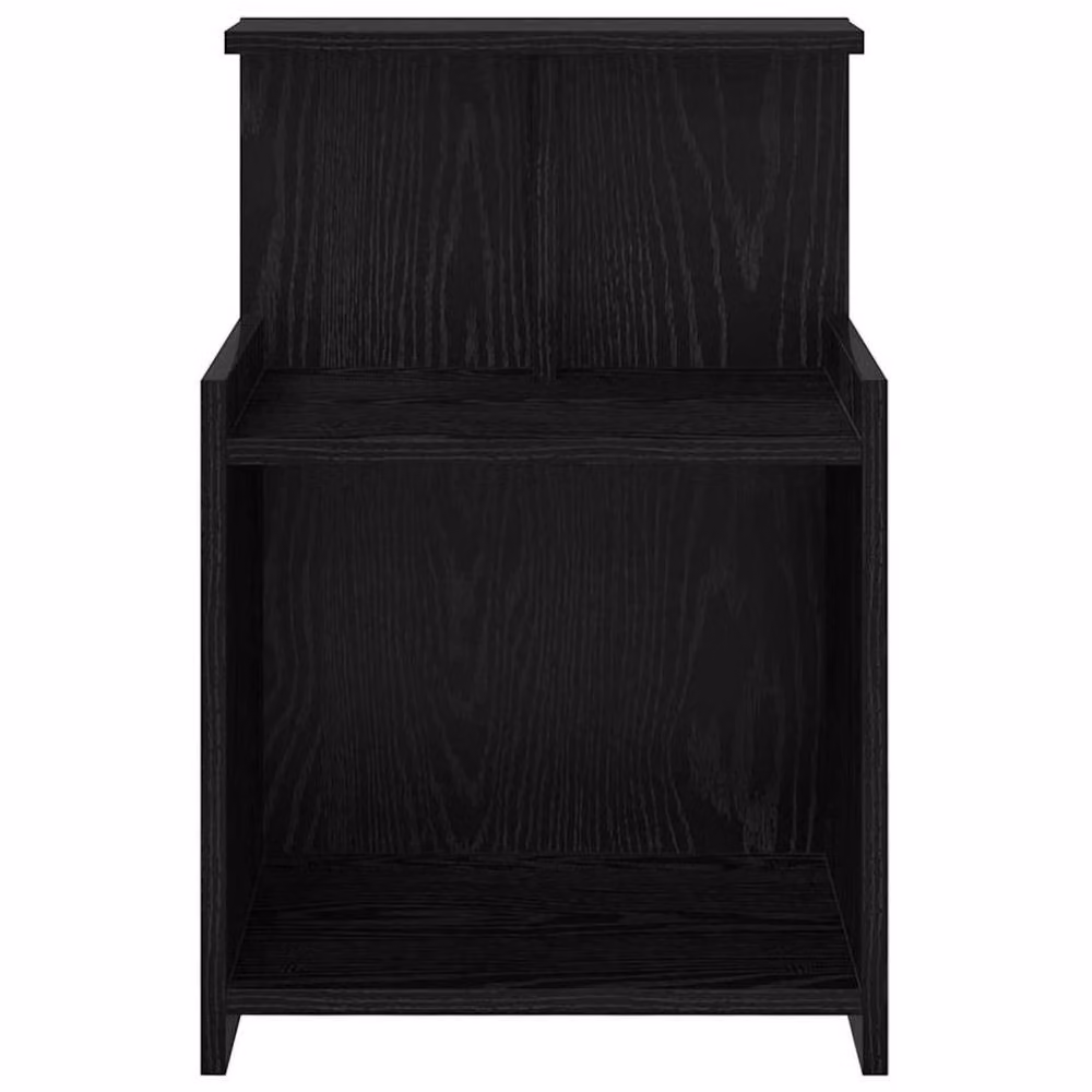 Berkfield Home Bedside Cabinet in Black Oak, W/D/H: 40 x 35 x 60 cm – 5