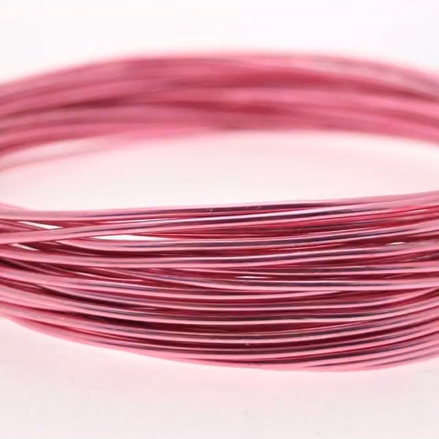 KDMD 2 Pack of Dark Pink Aluminium Wire