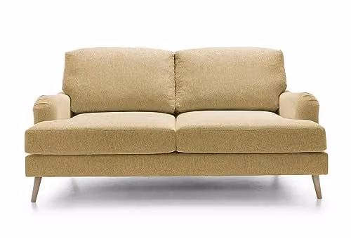 Abakus Direct Harper 3 Seater Sofa in Peanut Brown Smart Chenille Fabric – 1
