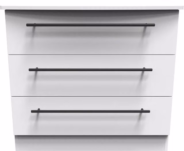 2 U Howard 3 Drawer Chest in White
