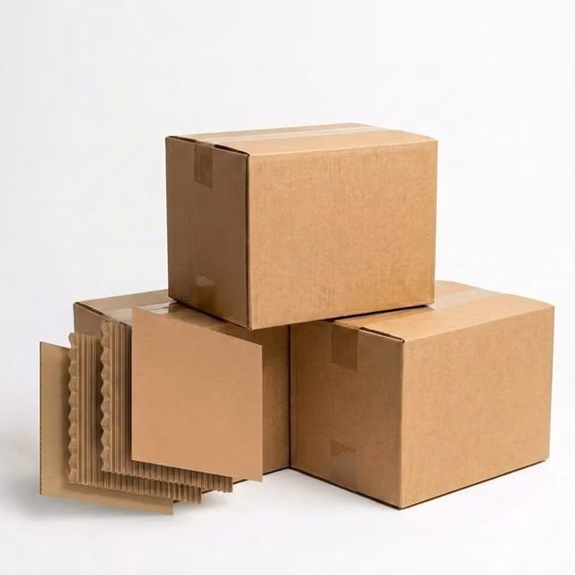Storm Trading Group 50 Pack Brown Double Wall Corrugated Cardboard Boxes W/D/H: 45.72 x 30.48 x 45.72 cm