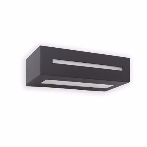 Netlighting West 1 Up and Down Outdoor Wall Light, Grey, IP54, E27