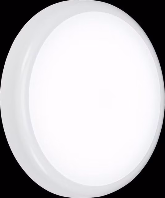 Netlighting CCT Adjustable LED Bulkhead with Emergency and Motion Sensor, 14W, IP65, White