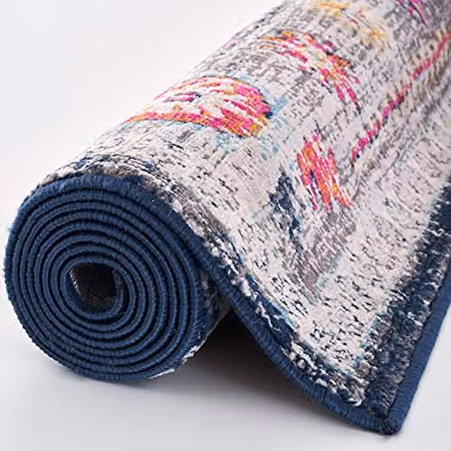 The Rugs Multicoloured Oriental Design Area Rug, W: 200 cm, D: 290 cm – 4