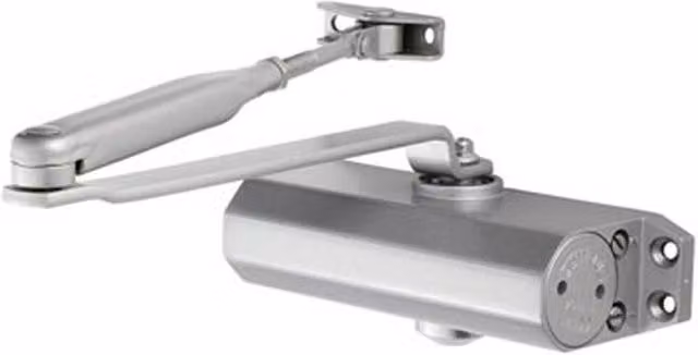 Loops General Overhead Door Closer Fixed Power in Silver