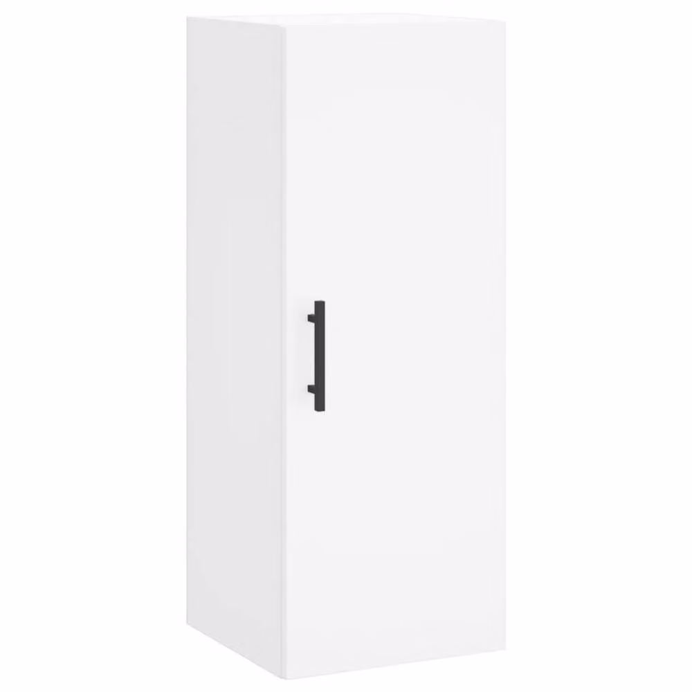 Berkfield Home Wall Mounted Cabinet in White, W/D/H: 34.5 x 34 x 90 cm – 2
