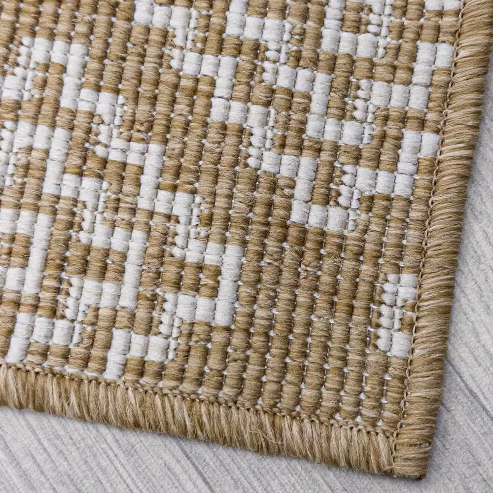 runrug Olmec Reversible Carpet Runner Rug in Brown, W/D/H: 60 x 390 cm – 2