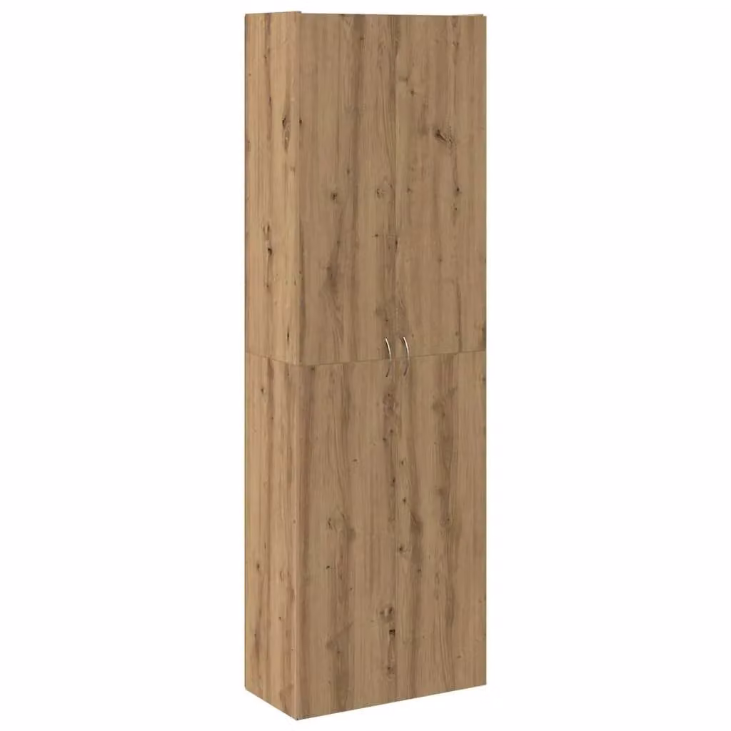 Berkfield Home Artisan Oak Highboard in Brown, W/D/H: 60 x 32 x 190 cm – 1