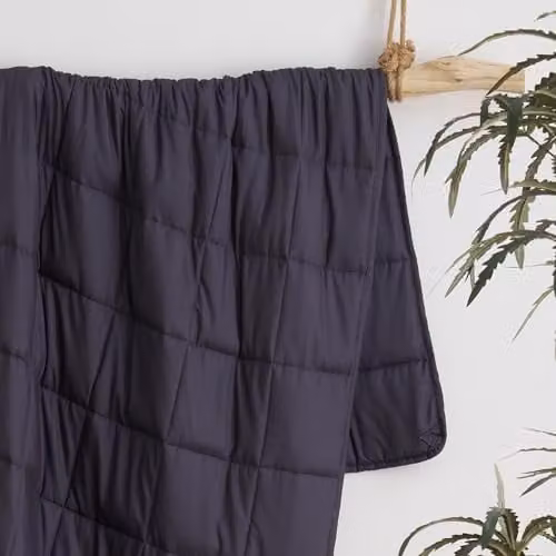 Allure Bath Fashions Slumber Weighted Blanket for Adults in Grey, 7kg, W/D/H: 152 x 203 cm – 6