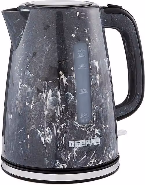 Geepas SKYE Collection 1.7 l Cordless Kettle 2200W in Black
