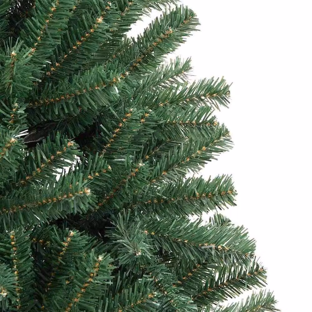 Berkfield Home Realistic Artificial Hinged Christmas Tree in Green, Height: 150 cm – 3