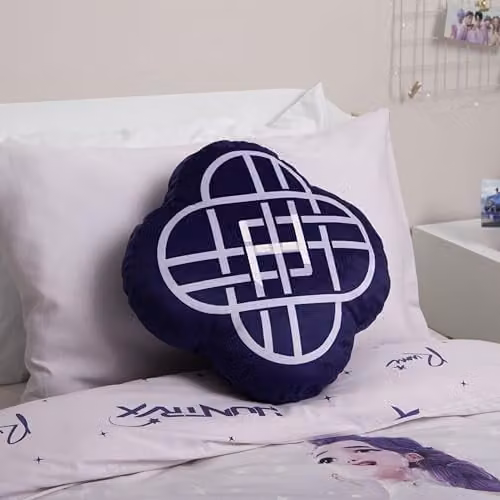 Character World K-Pop Demon Hunters Shaped Cushion, Blue and Purple, W/D/H: 40 x 40 x 40 cm – 4