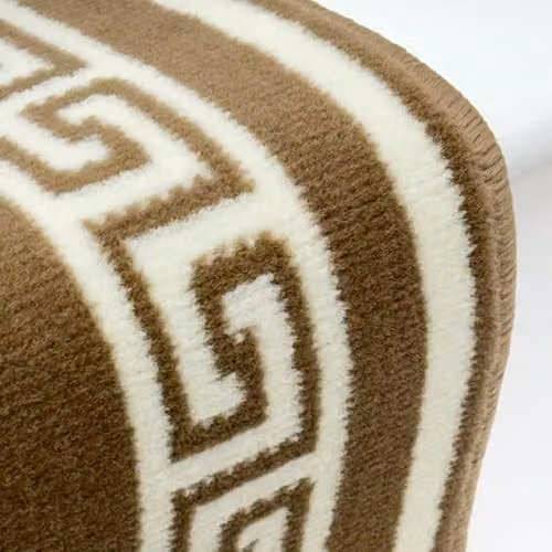 runrug Soft and Comfortable Stair Runner in Light Brown, W: 60 cm, L: 510 cm – 4