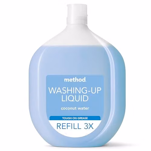 Method Washing Up Liquid Refill, Coconut, 1.08 l