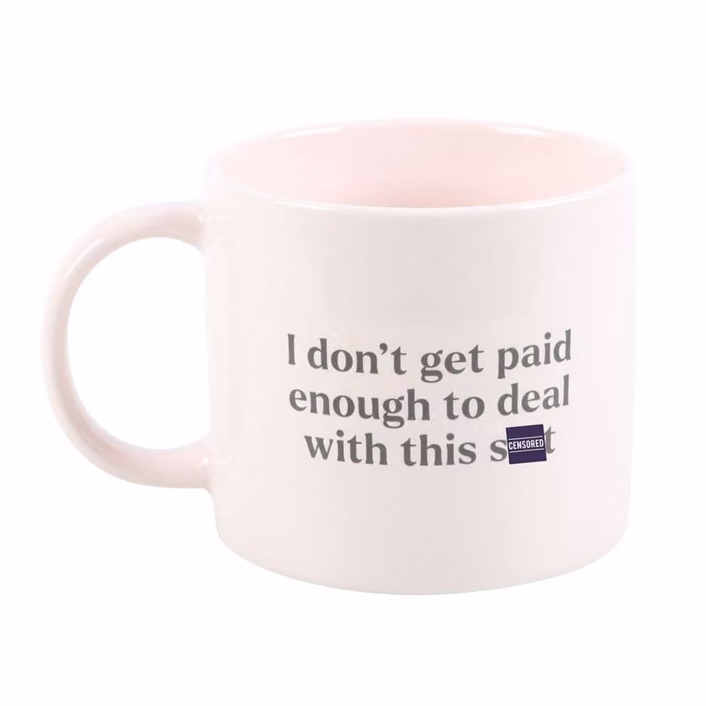 Uniqueful I Don't Get Paid Enough Sweary Mug in White – 3