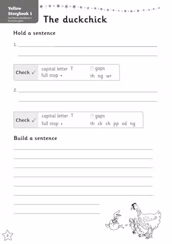 Oxford University Press Read Write Inc. Phonics Get Writing! Yellow Book Pack of 10 – 2
